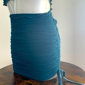 Mesh Skirt (Teal, Brand New)
